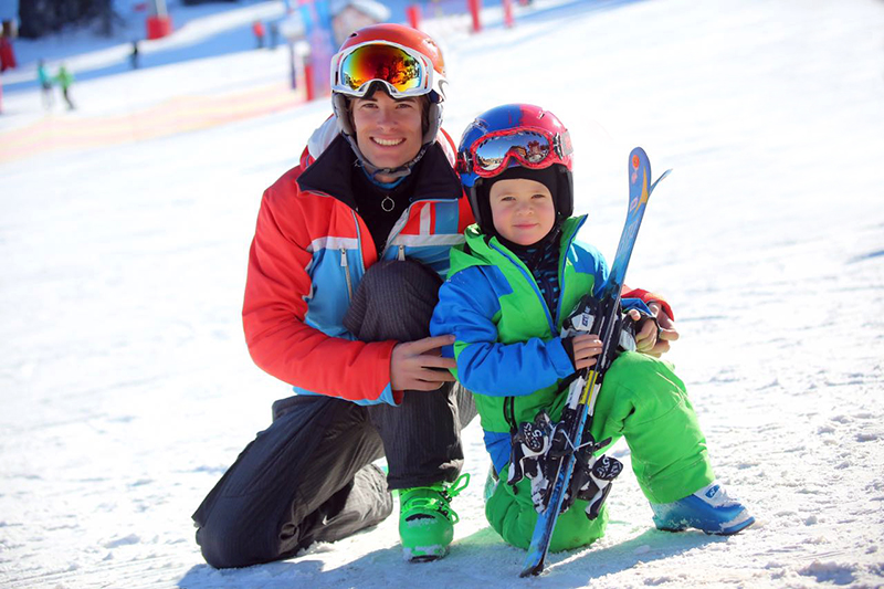 nans clerc, moniteur de ski enfants à chamonix